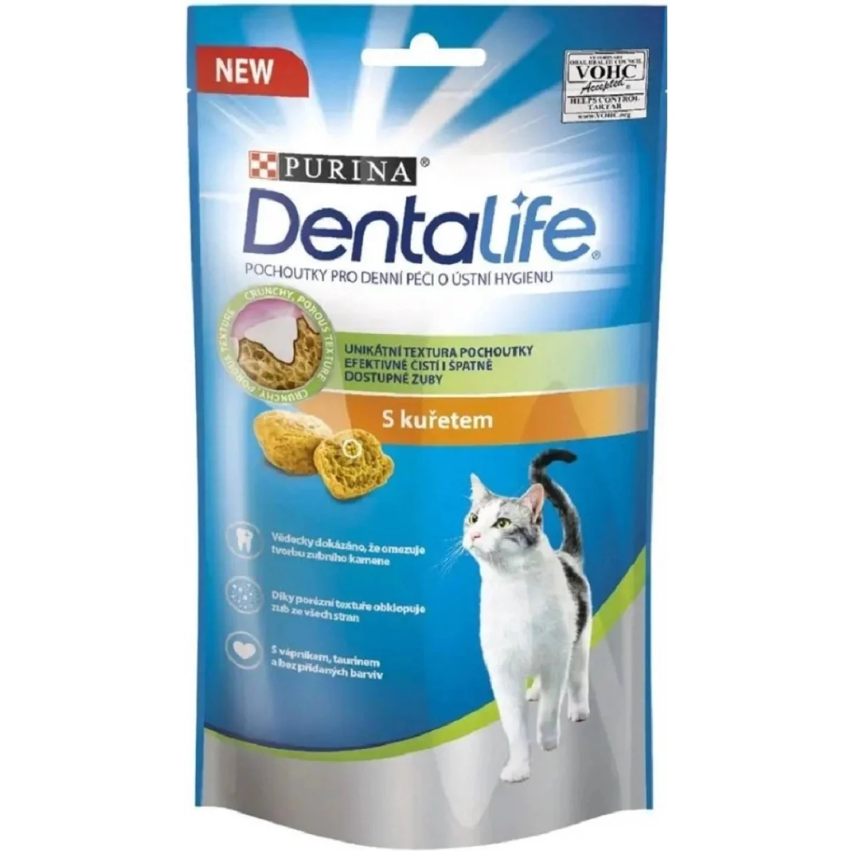 Dentalife Cat Doplňkové krmivo s kuřetem pro kočky