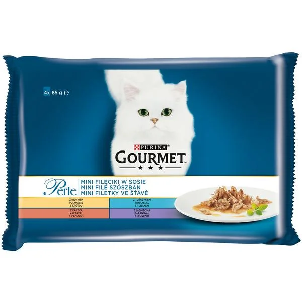 Gourmet Perle mini filetky ve šťávě 4x85g