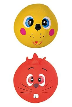 Směs míčů s obličejem 1ks 7cm