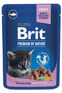Brit Premium Cat Kapsa Kitten White Fish - 100g