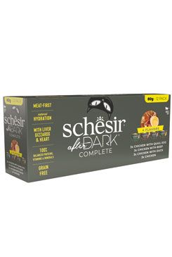 SCHESIR After Dark Wholefood Variety konzerva pro kočky 12x80 g