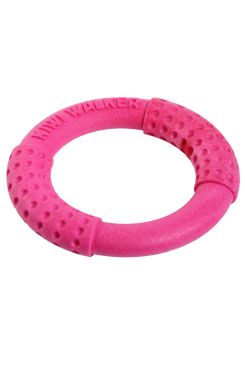 Hračka pes RING MINI plov.a létajíc.z TPRpěny,KW růžová