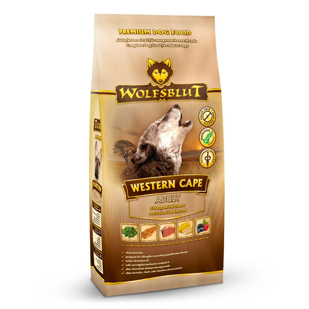 Wolfsblut Western Cape Adult 500g - pštros a banán - EXP 10/2025