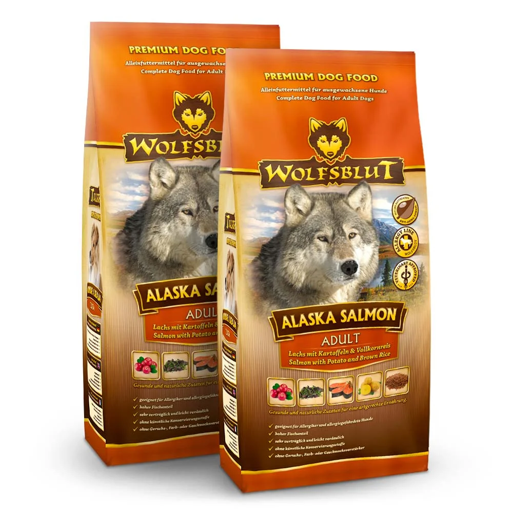 Wolfsblut Alaska Salmon Adult 2x12,5kg - losos s bramborem