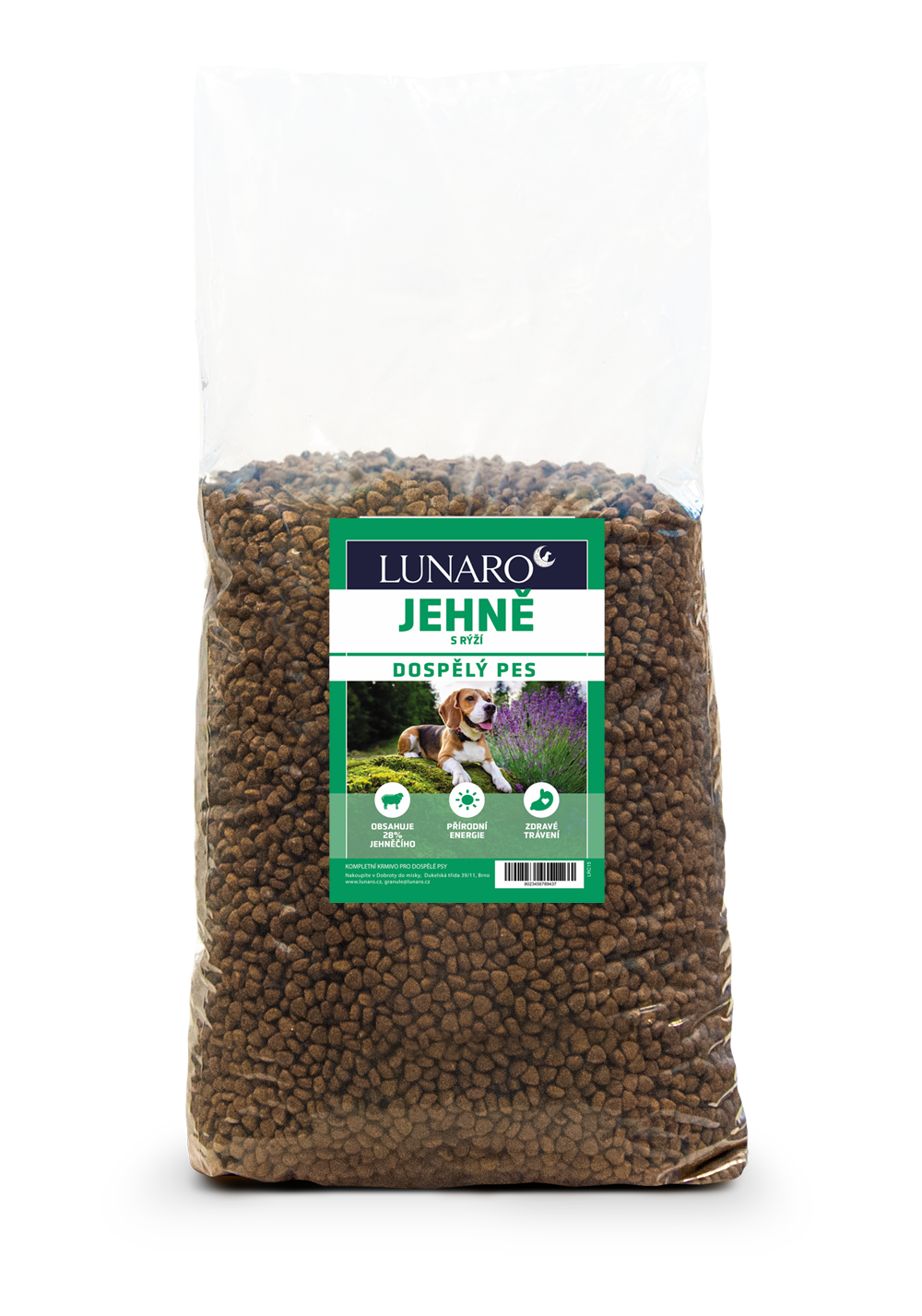 Lunaro Lamber Adult 15kg - jehně s rýží