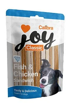 Calibra Joy Dog Classic Fish&Chicken Sandwich  NEW 500g