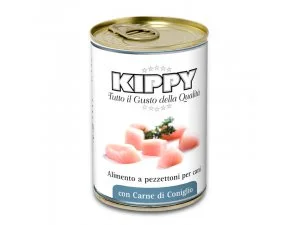 KIPPY Dog kousky v omáčce - králík 400g/24kart.