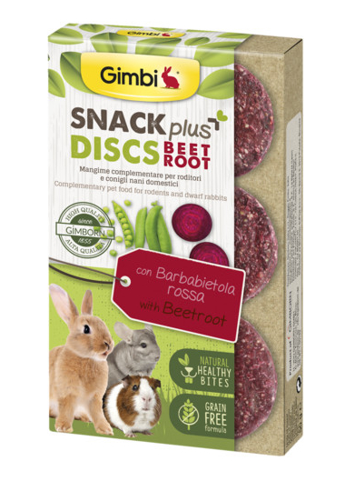 GIMBORN GIMBI Snack Plus DISCS cervena repa 50G (Expirovano)