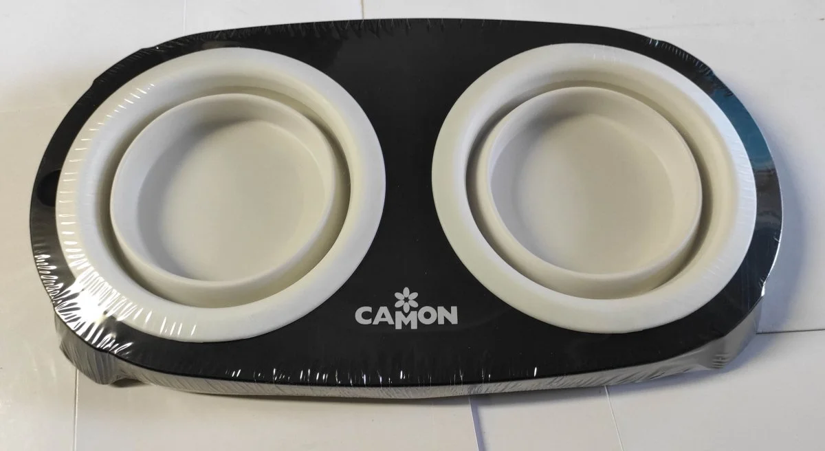 CAMON CESTOVNÍ MISKA 2x600 ml SE STOJANEM