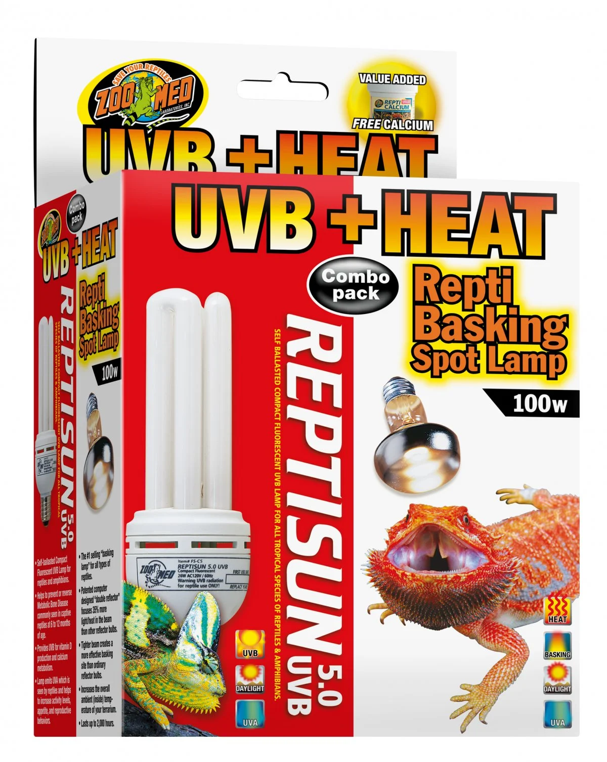 ZOOMED ZMD svetlo Heat&UVB Combo Pack