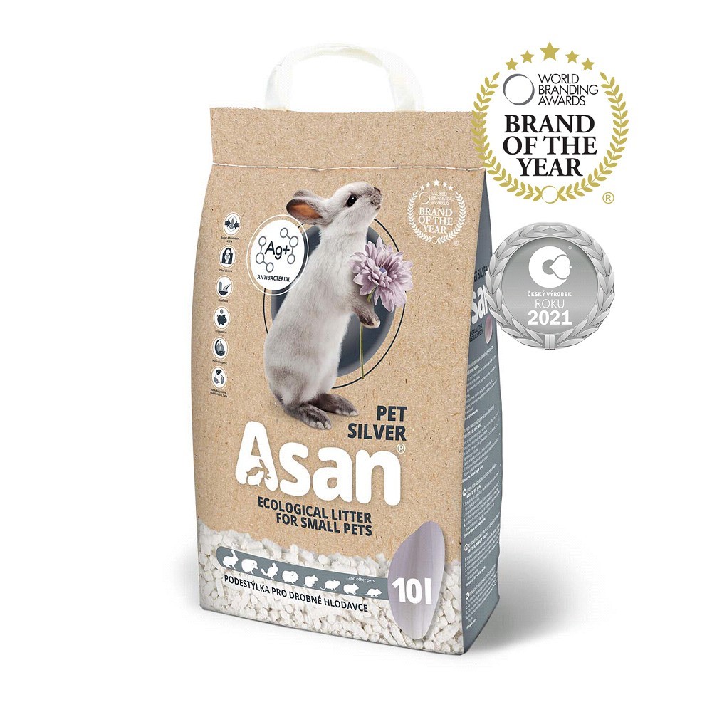 ASAN Pet Silver hlodavce a králíčky 10 l
