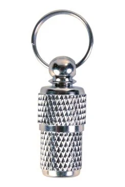 Adresář kovový chromovaný větší 1 ks