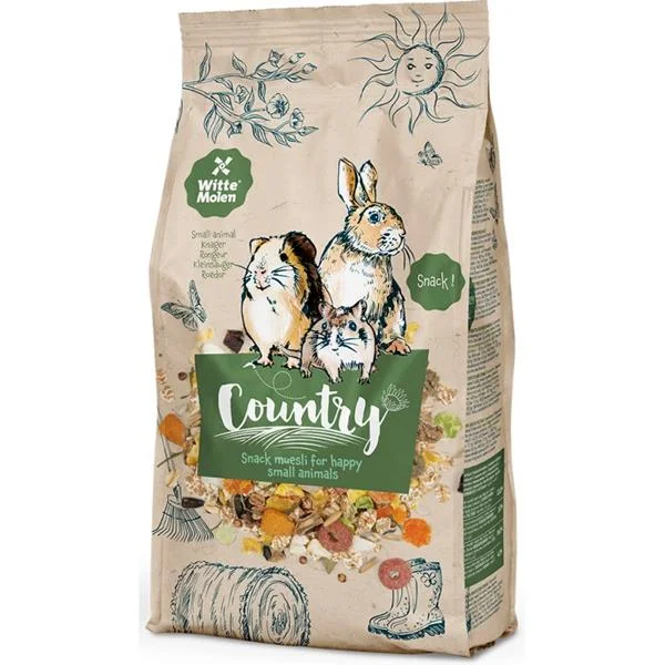 WITTE MOLEN Country Snack Muesli pro králíky a drobné hlodavce 800 g
