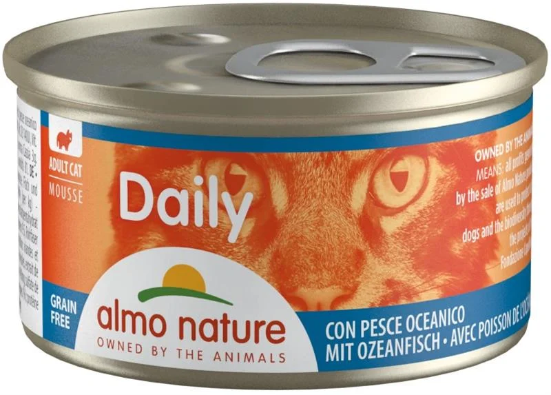 Almo Nature Daily Menu cat konz. mořské ryby 85g