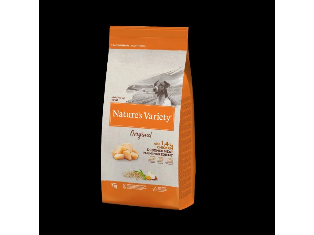 Natures Variety Nature´s variety orig. mini ad. dog s kurecim 7kg