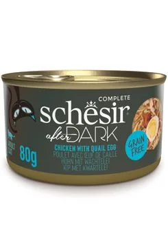 Schesir Cat konz. After Dark Wholefood kuře/vejce 80g 80 g 