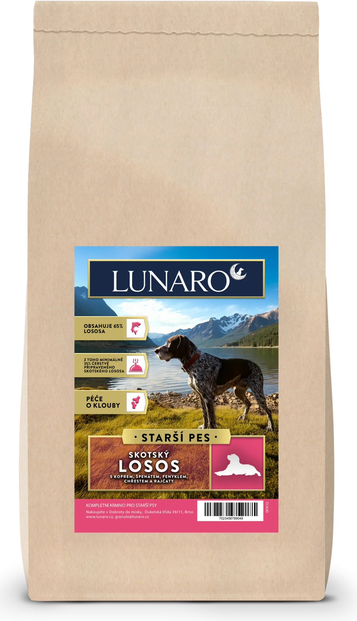Lunaro Scotish River Senior 15kg - Losos s batáty