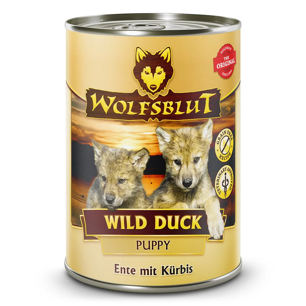 Wolfsblut Dog Puppy Wild Duck konz.  395g