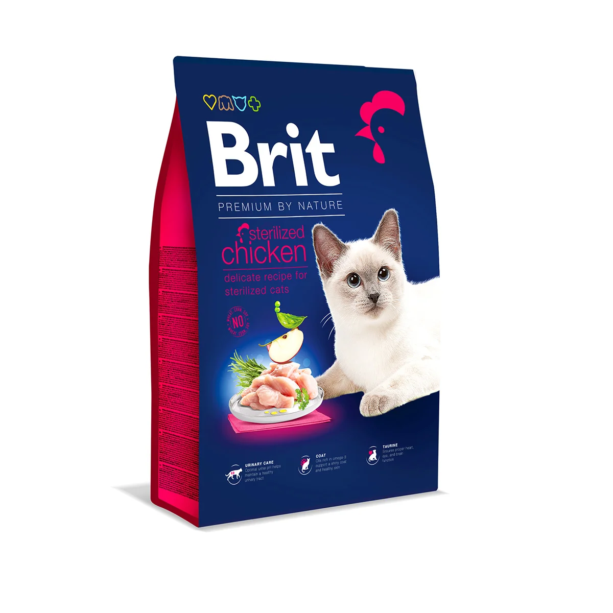 BRIT Premium by Nature Cat Sterilized Chicken 8 kg