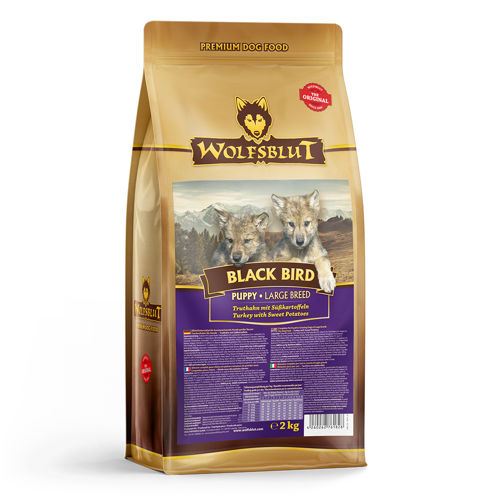 Wolfsblut Dog Large Breed Puppy Black Bird 2kg