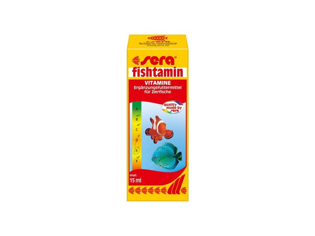 SERA Sera multivitamínový preparát pro akvarijní ryby Fishtamin 15ml
