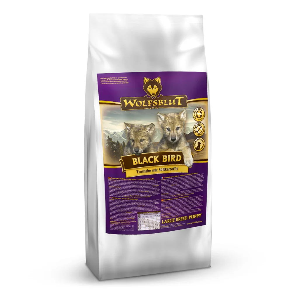 Wolfsblut Dog Large Breed Puppy Black Bird 12,5kg