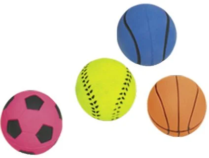 Nobby hračka pro psy míč mechová guma 5,7cm 4ks