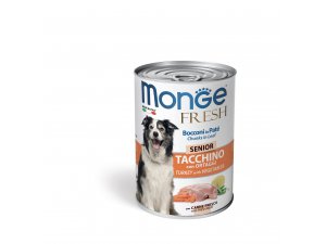 MONGE FRESH DOG Senior Krůta se zeleninou 400g/24bal