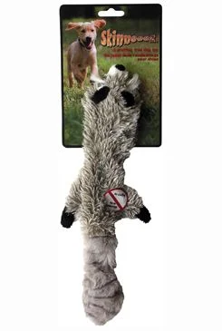 Hračka pes Mýval pískací Skinneeez 61 cm