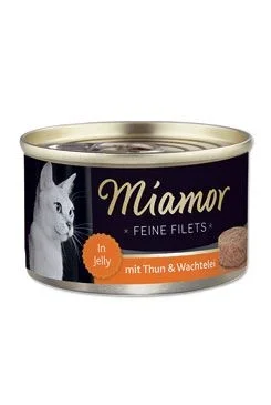 Miamor Cat Filet Konzerva Tuňák+Křepelčí Vejce 100 g