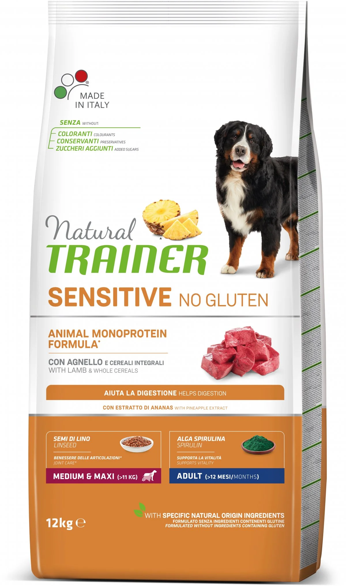 TRAINER Natural SENSITIVE No gluten Adult M/M jehneci 12kg