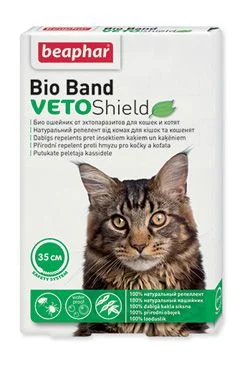 Obojek repelentní BEAPHAR Bio Band Veto Shield 35 cm 1 ks