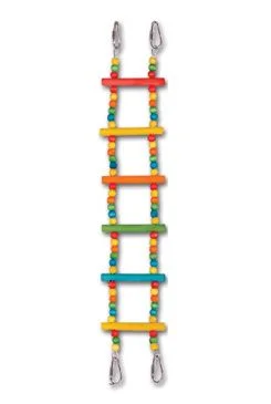 Žebřík Artista dřevěný,barevný 1 ks