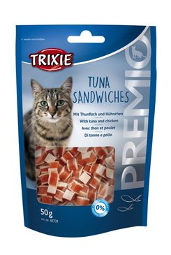 PREMIO Tuna Sandwiches 50 g - s tuňákem a kuřecím masem 50g