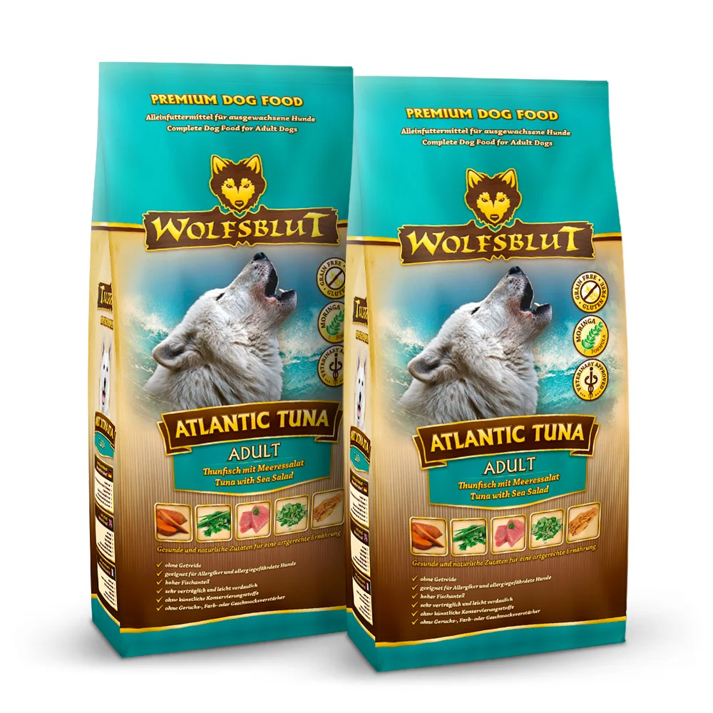 Wolfsblut Atlantic Tuna Adult 2x12,5kg - tuňák se salátem