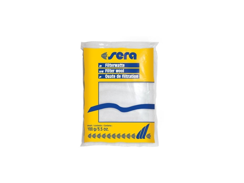 SERA Sera filtrační vata bílá Filterwatte 100g