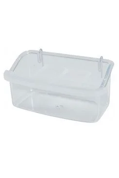 Krmítko pro ptáky plast s dělící mřížkou Zolux 10x5,5x5 cm