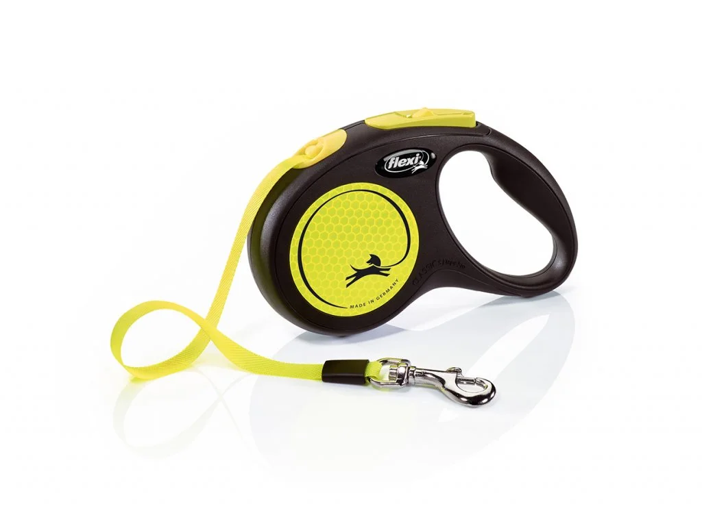 Vodítko FLEXI Neon pásek NEW S 5 m/15 kg