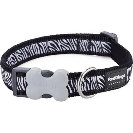 RedDingo Obojek Safari Black - 1,2/20 až 32cm