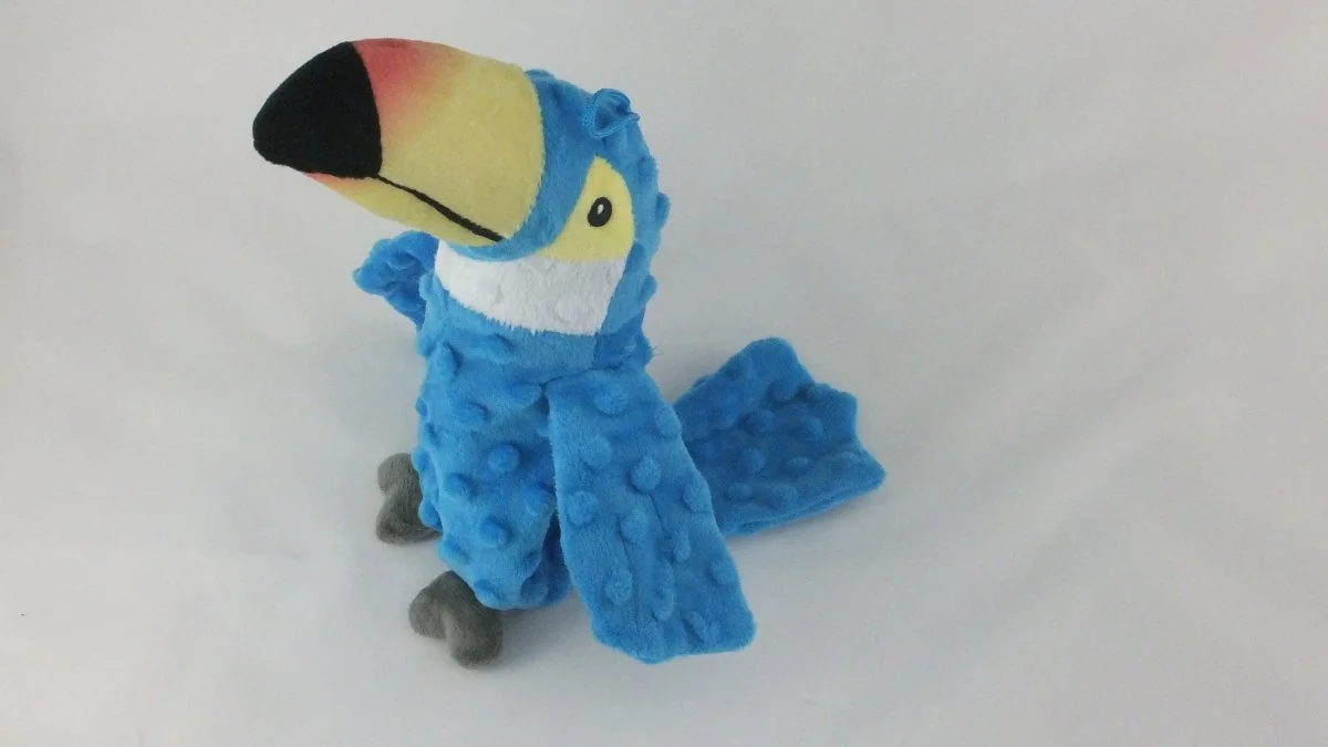 HRAČKY SALAČ Tukan modrý 18cm textil