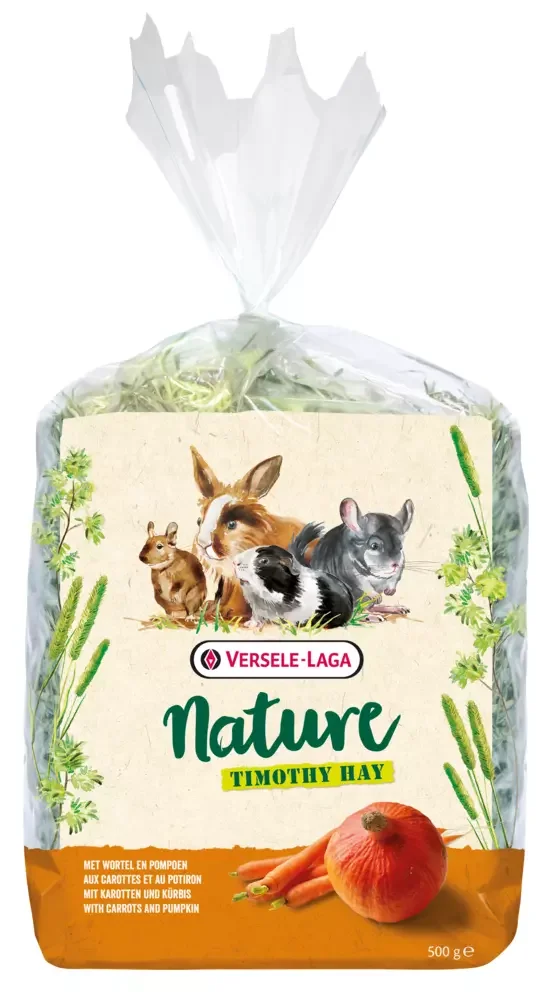 VERSELE-LAGA Nature Timothy Hay seno mrkev a dýně 500 g