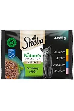Sheba Nature's Collection Smíšený Výběr ve Šťávě - 4x85g