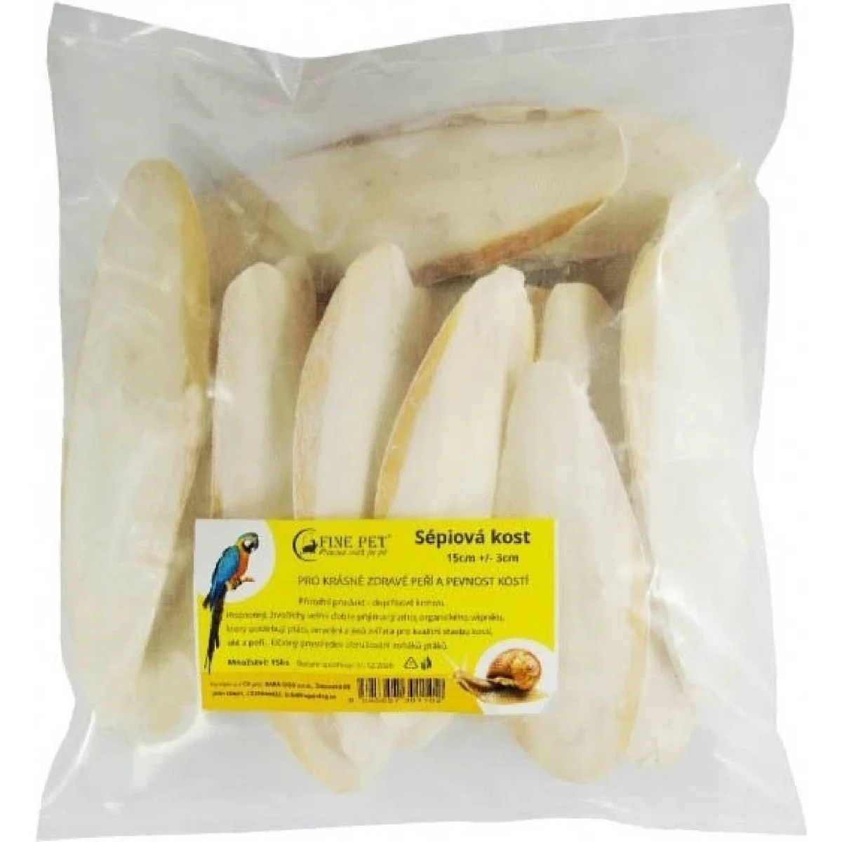 Fine Pet Sépiová kost broušená 15cm (+/- 3cm) 15ks/bal
