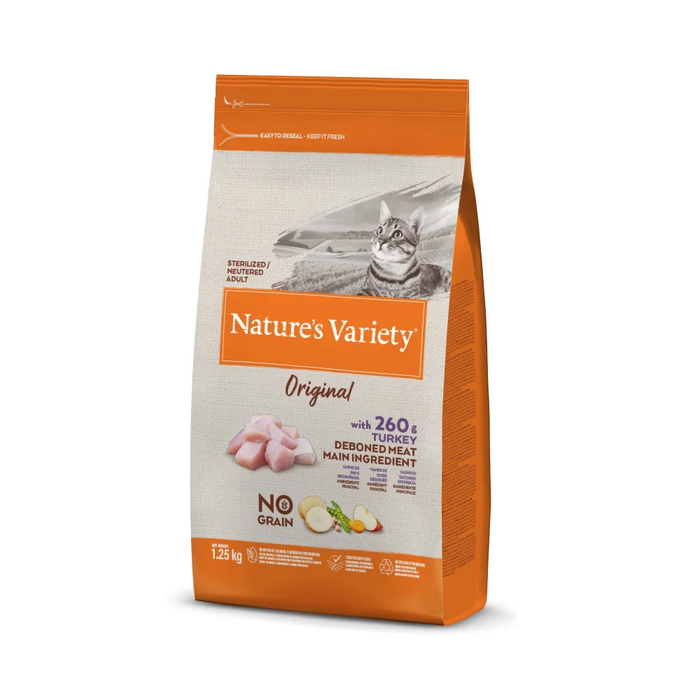 Natures Variety Nature´s variety orig. NG cat s krutou 1,25kg
