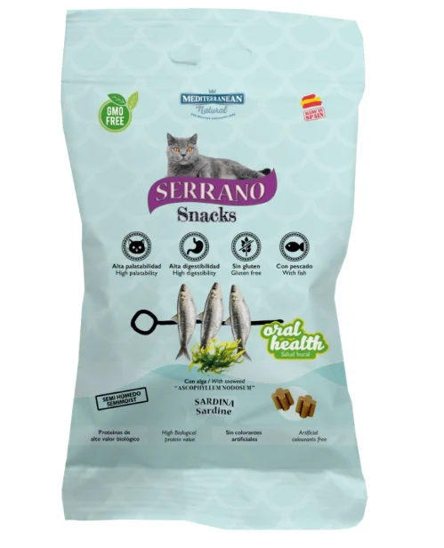 Serrano Snack Cat Oral Care Sardine 50g