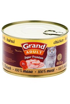 GRAND konz. Superpremium kočka kuřecí 405 g