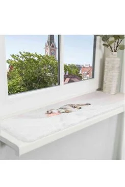 Lehací podložka NANI na okenní parapety šedá 90 x 28 cm