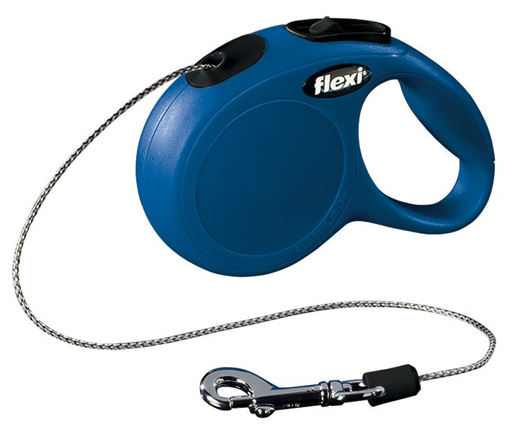 Flexi.de Vodítko Flexi Classic XS 3m (max 8kg) lanko modrá