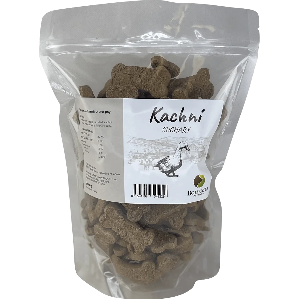 Bohemia Pet Food BOHEMIA suchary Kachní 750g
