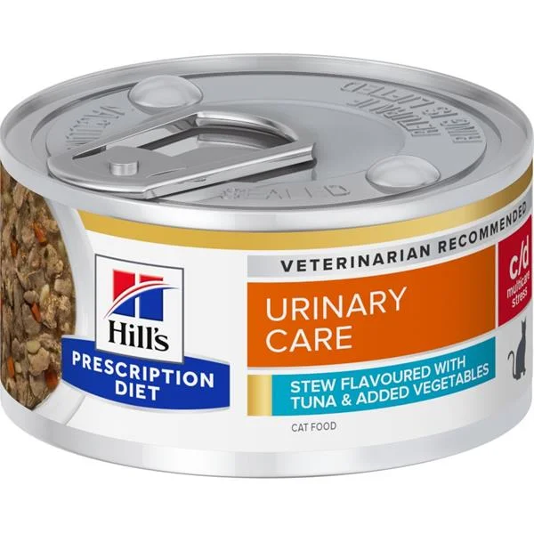 Hill's Precription Diet Hill's Prescription Diet Feline Stew c/d Urinary Stress tuňák a zelenina konzerva 82 g